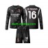 Camisola AC Milan Mike Maignan 16 Guarda-redes Criança Equipamento Primeiro 2024-2025 Manga Comprida